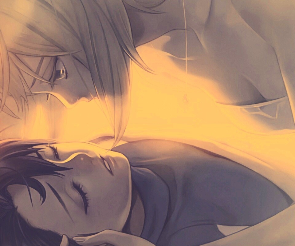 За секунду до поцелуя обои