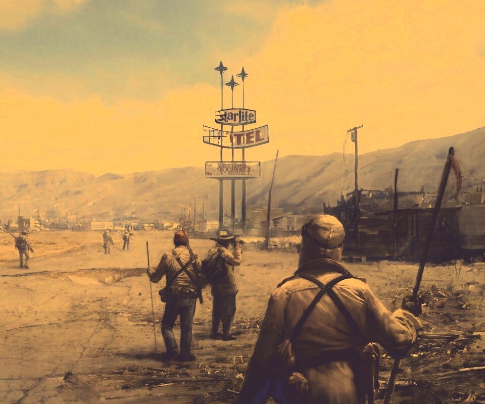 Постапокалиптический вид обои