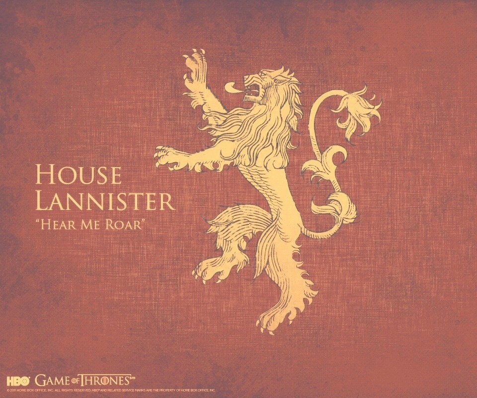 Герб дома Ланнистеров обои