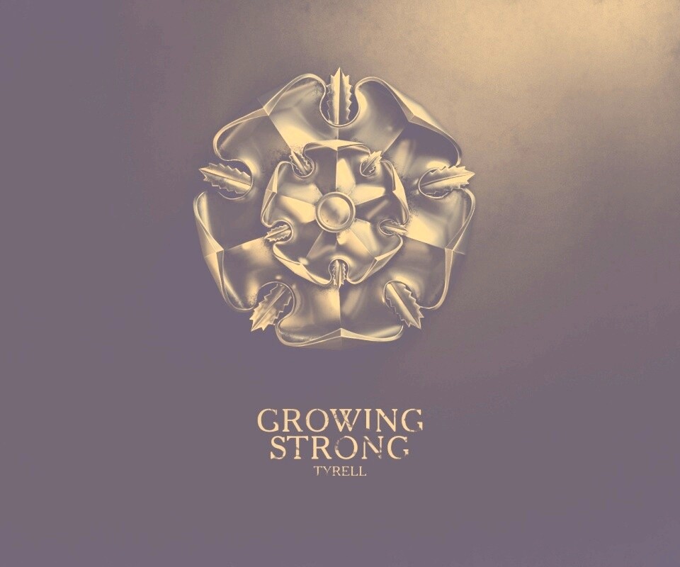 Металлический герб Тиреллов обои