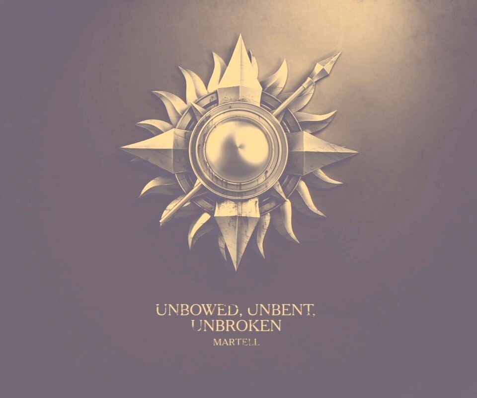 Металлический герб дома Мартелл обои