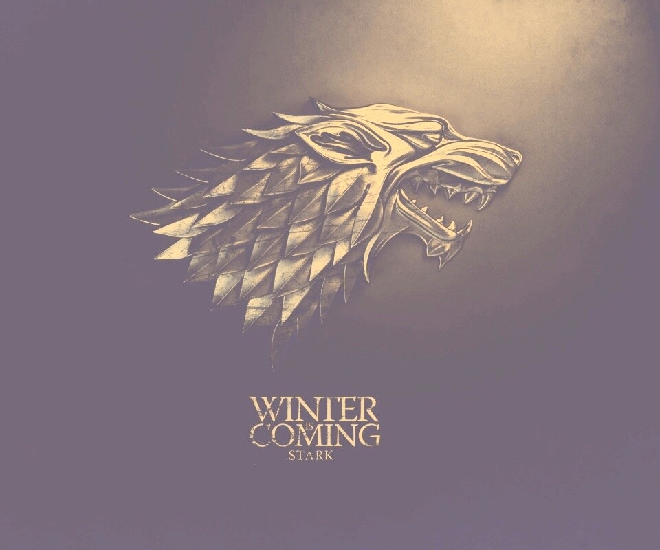 Металлический герб дома Старков обои