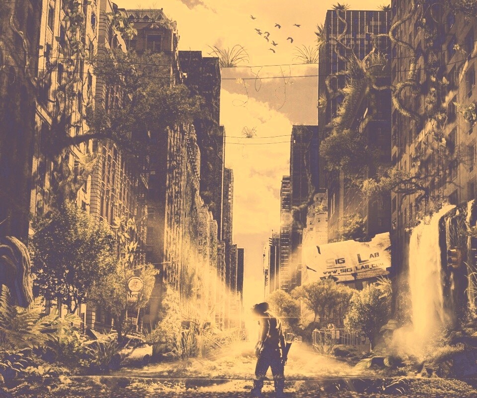 Постапокалиптический мир обои