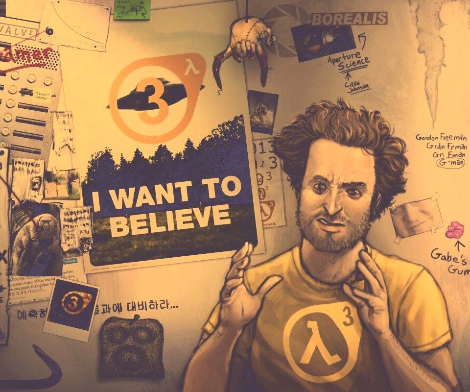 Half Life 3 - I want to believe обои