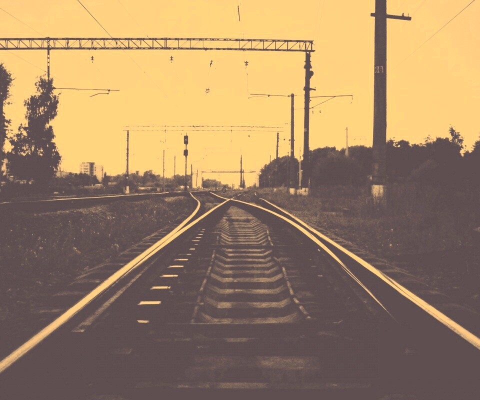 Железнодорожные пути обои