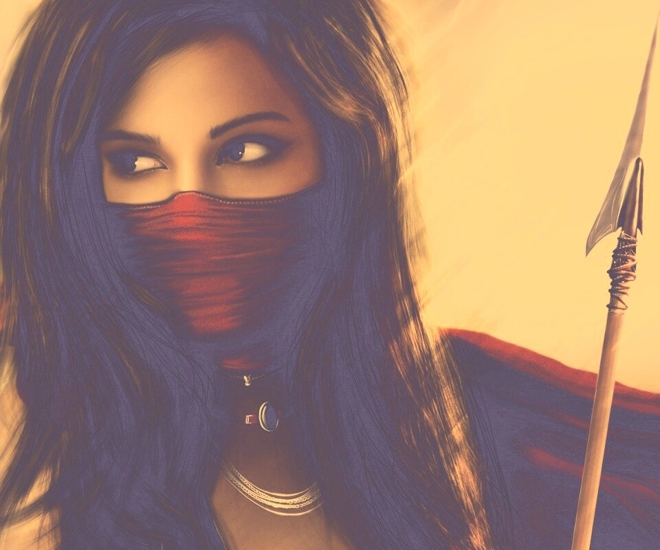 Девушка - ассасин обои