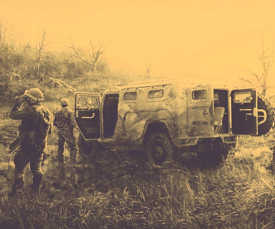 Солдаты из сталкера на болоте обои