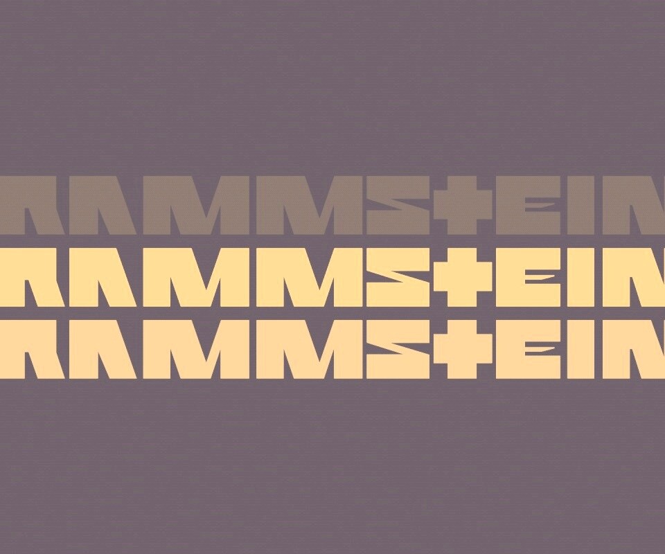 Rammstein логотип обои