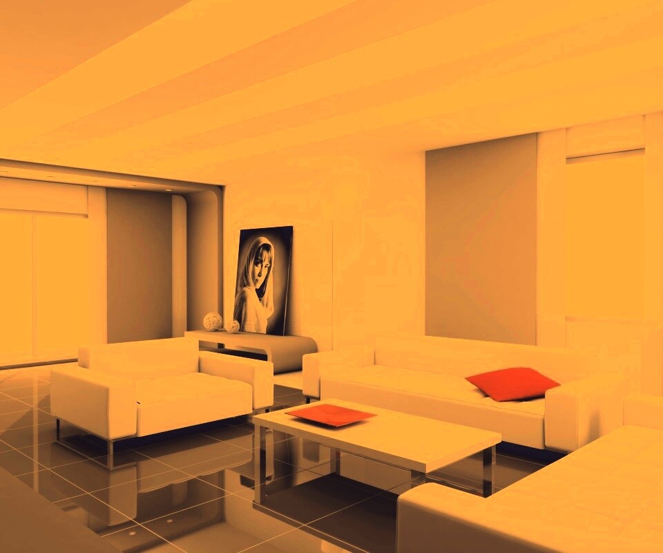 Белая гостинная обои