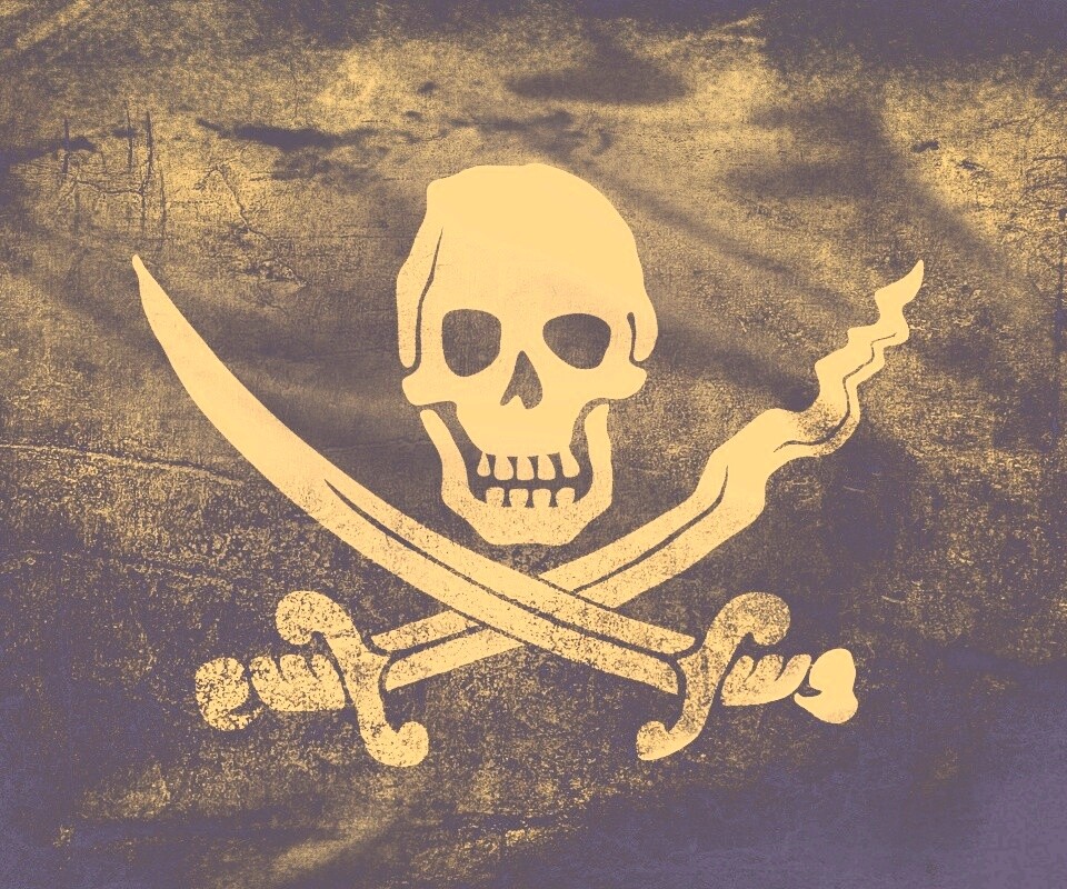 Пиратский флаг обои