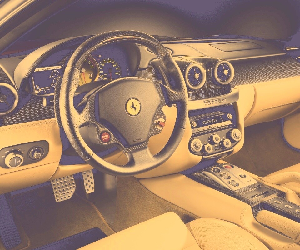 Салон феррари обои