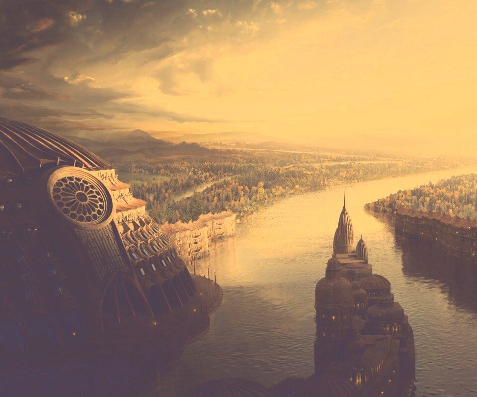 Древний город обои