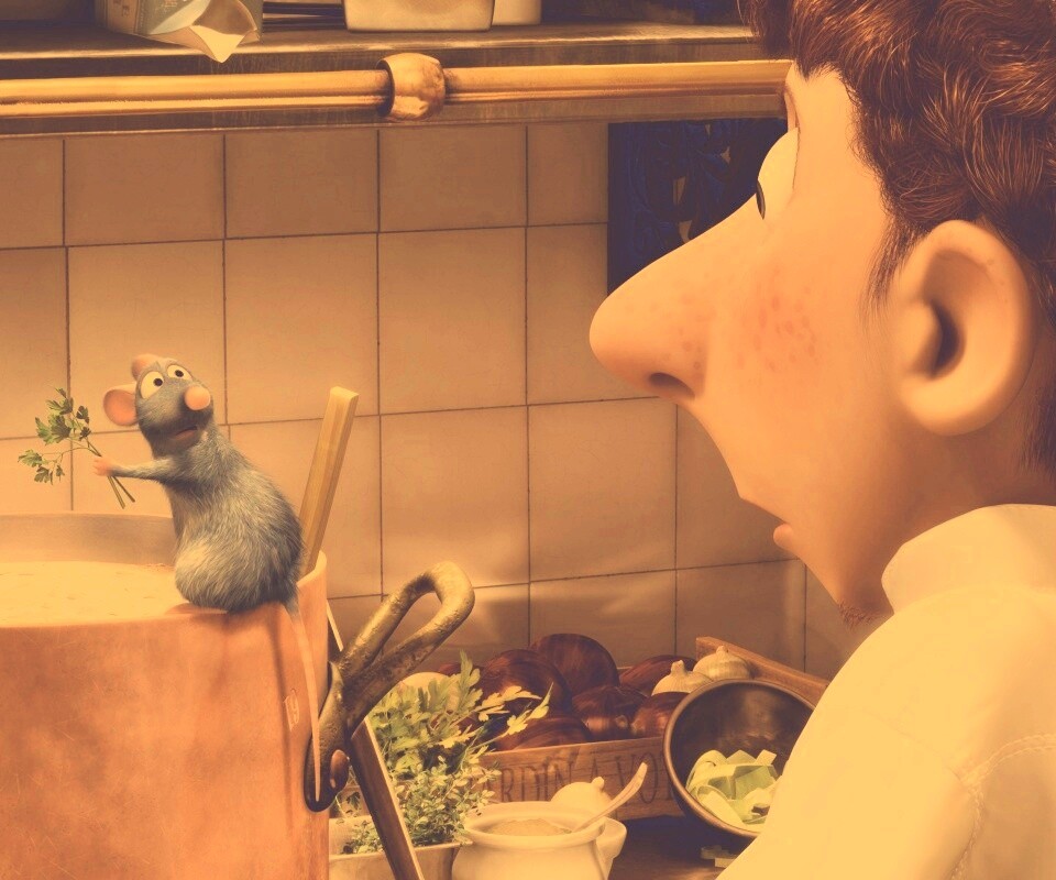 Рататуй варит суп обои