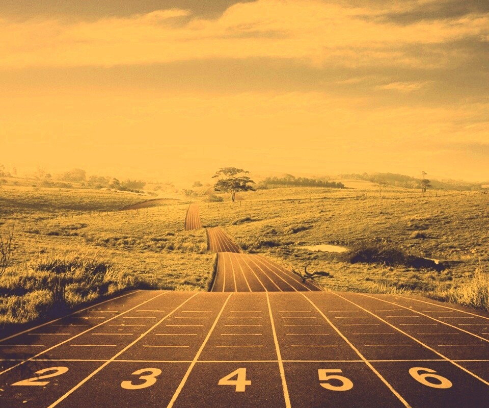 Бесконечная беговая дорожка обои