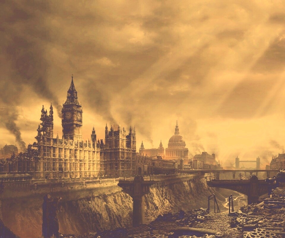 Руины Лондона обои