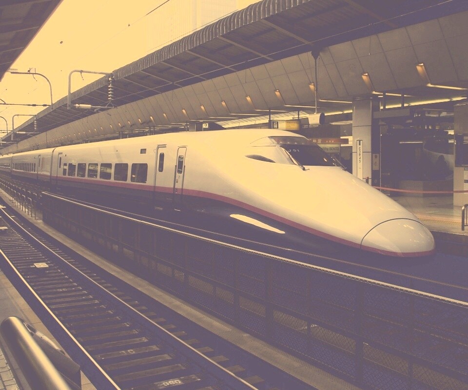 Модель скоростного поезда обои