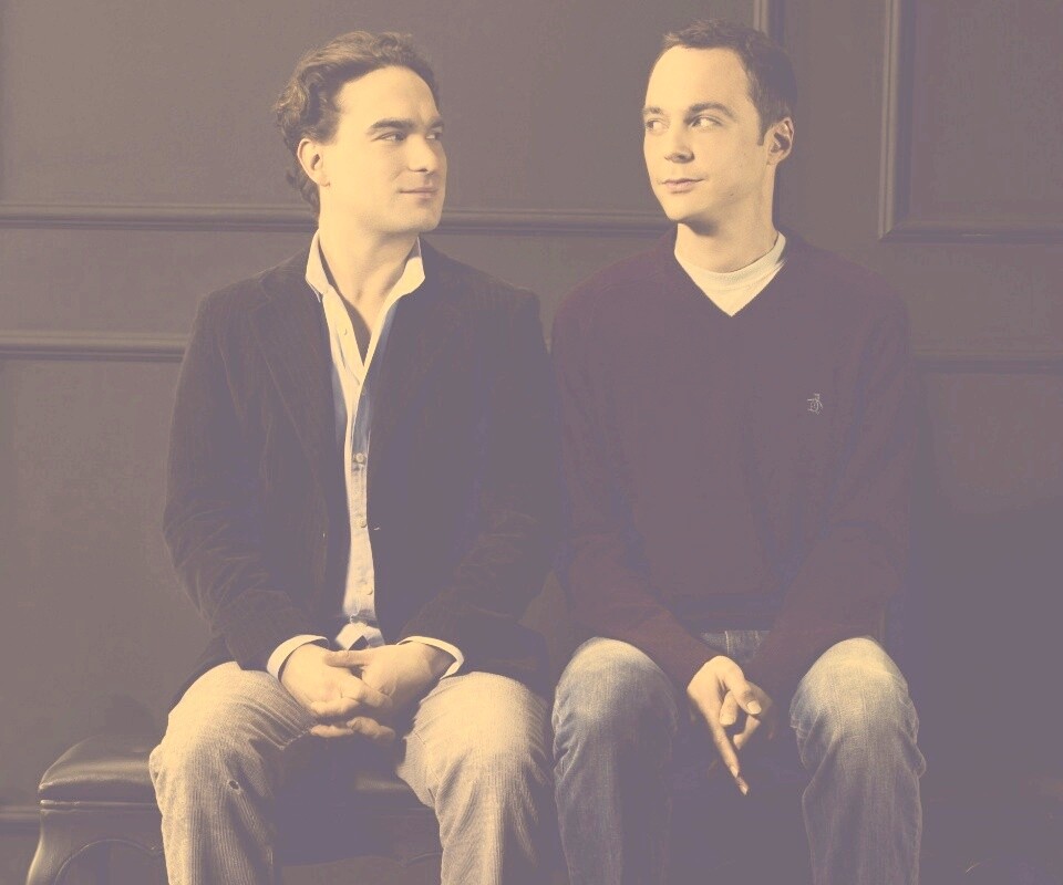 Шелдон Купер и Леонард Хофстедер обои