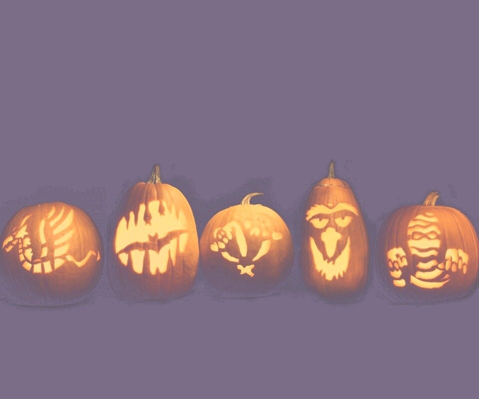 Тыквы на Хэллоуин обои