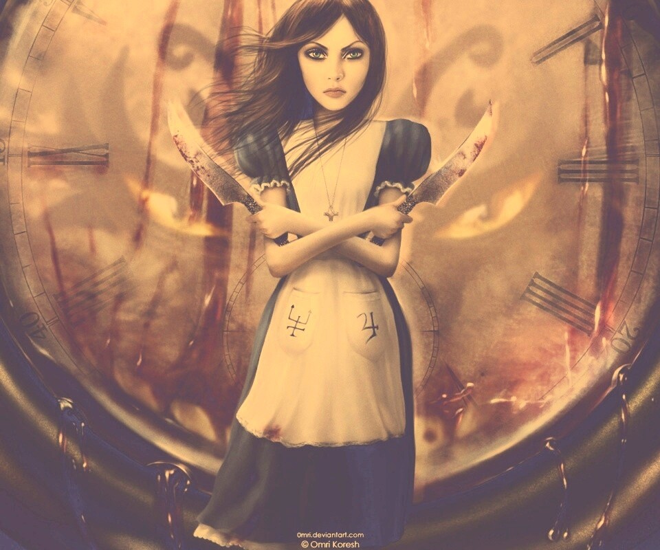 Алиса гроза страны чудес обои