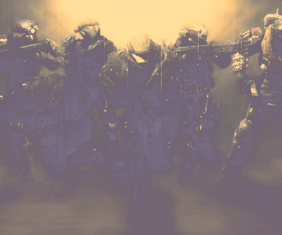 Отряд Halo обои