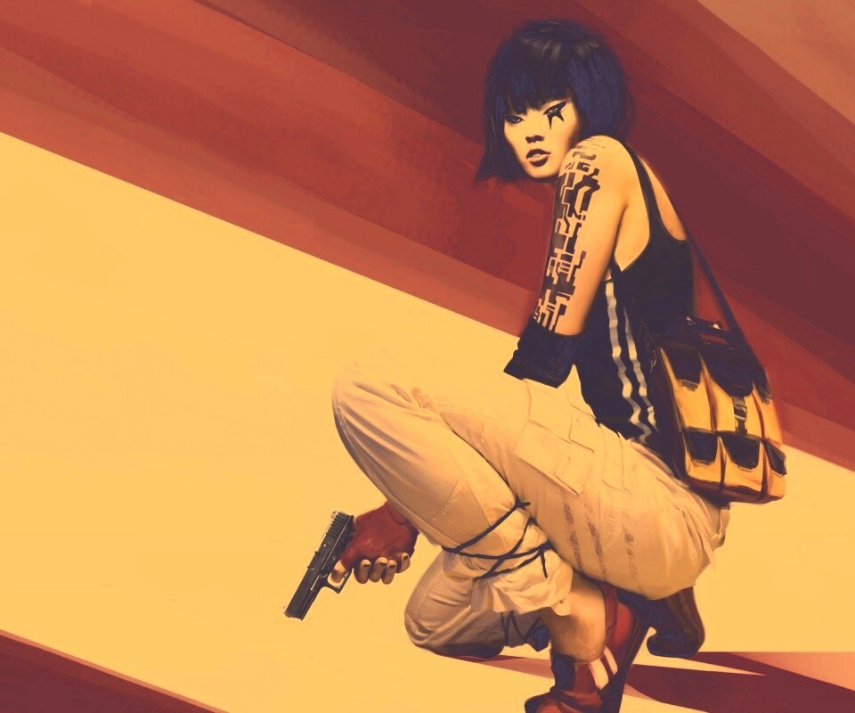 Фейт с пистолетом обои