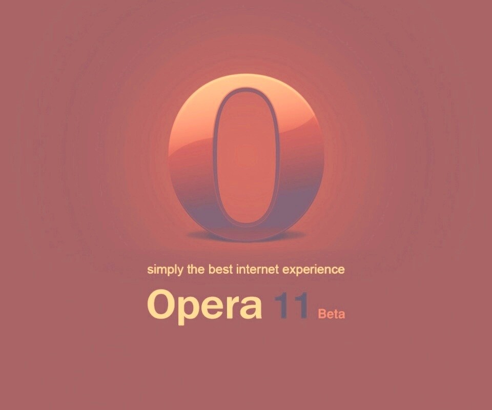 Opera 11 обои