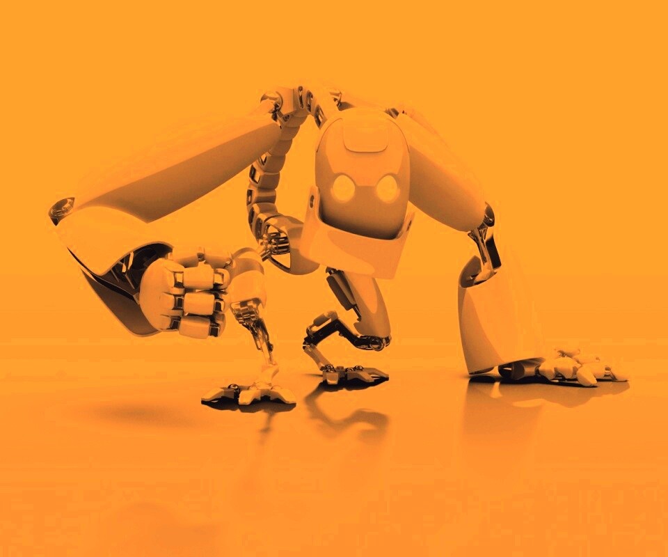 Крадущийся робот обои