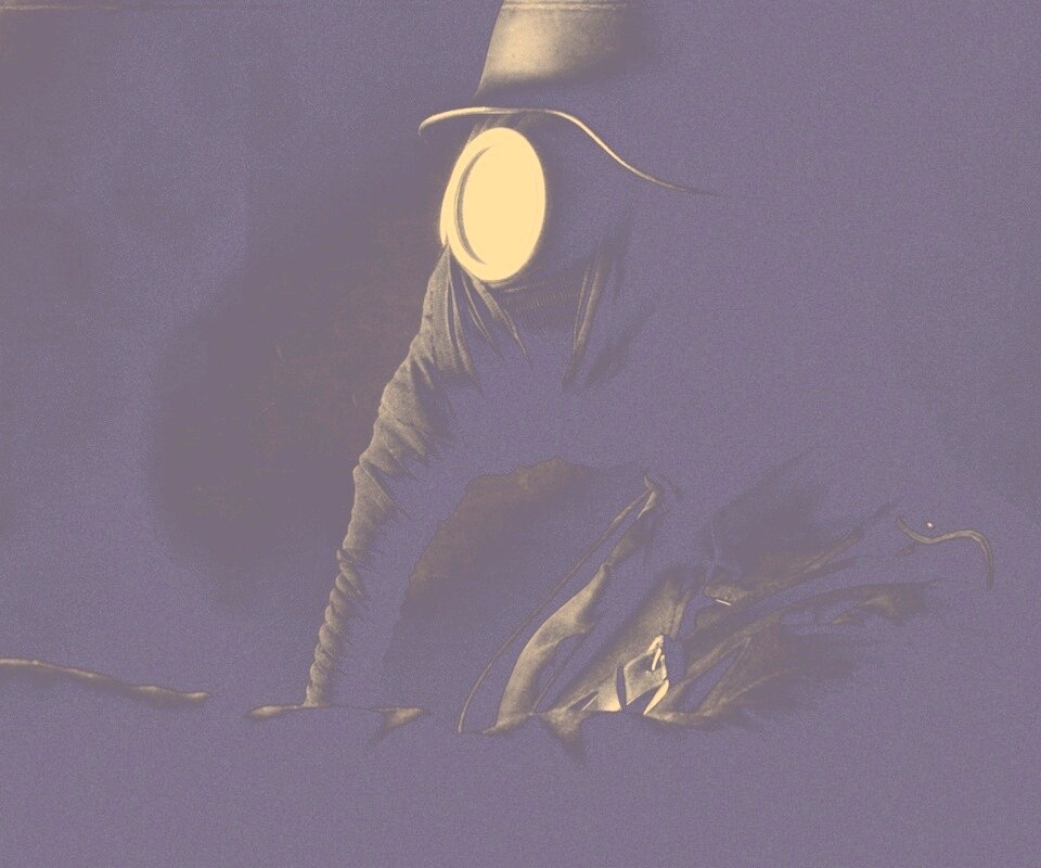 В противогазе обои