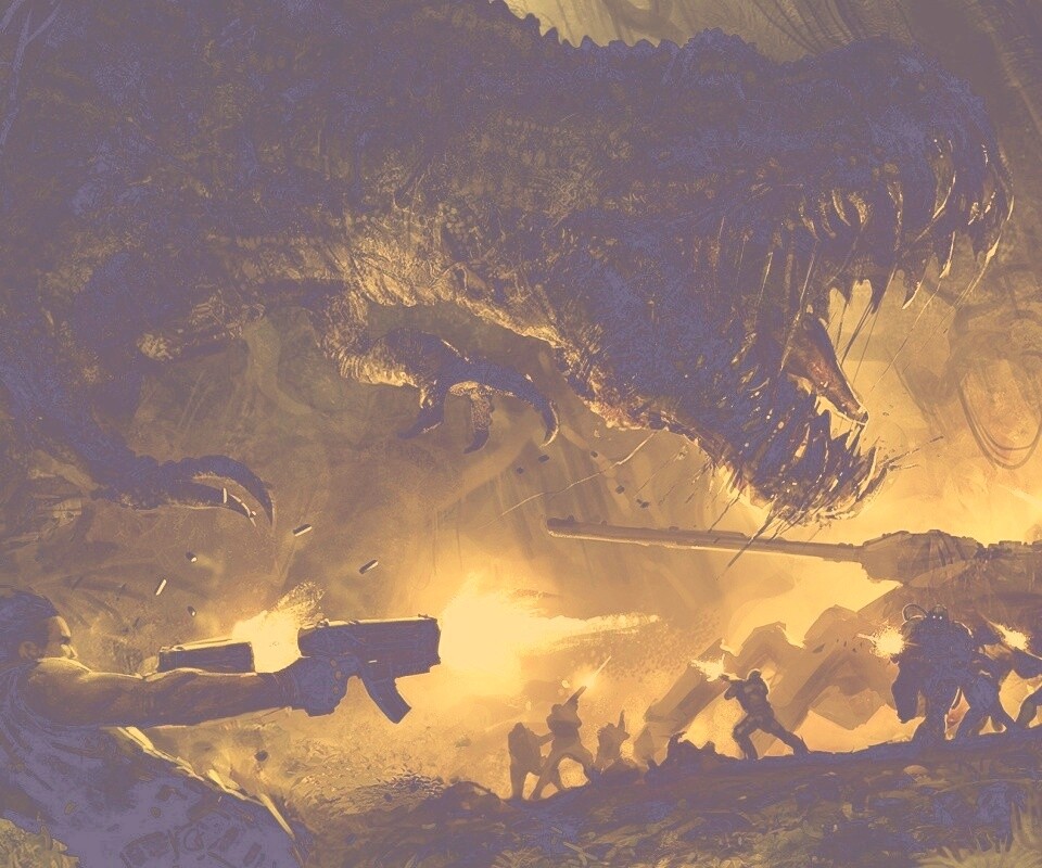 Динозавр обои