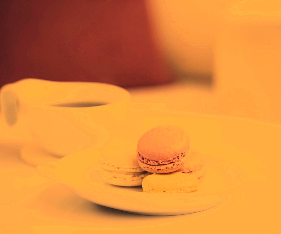 Кофе с пирожным обои