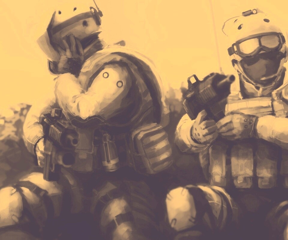 Спецназ в засаде обои