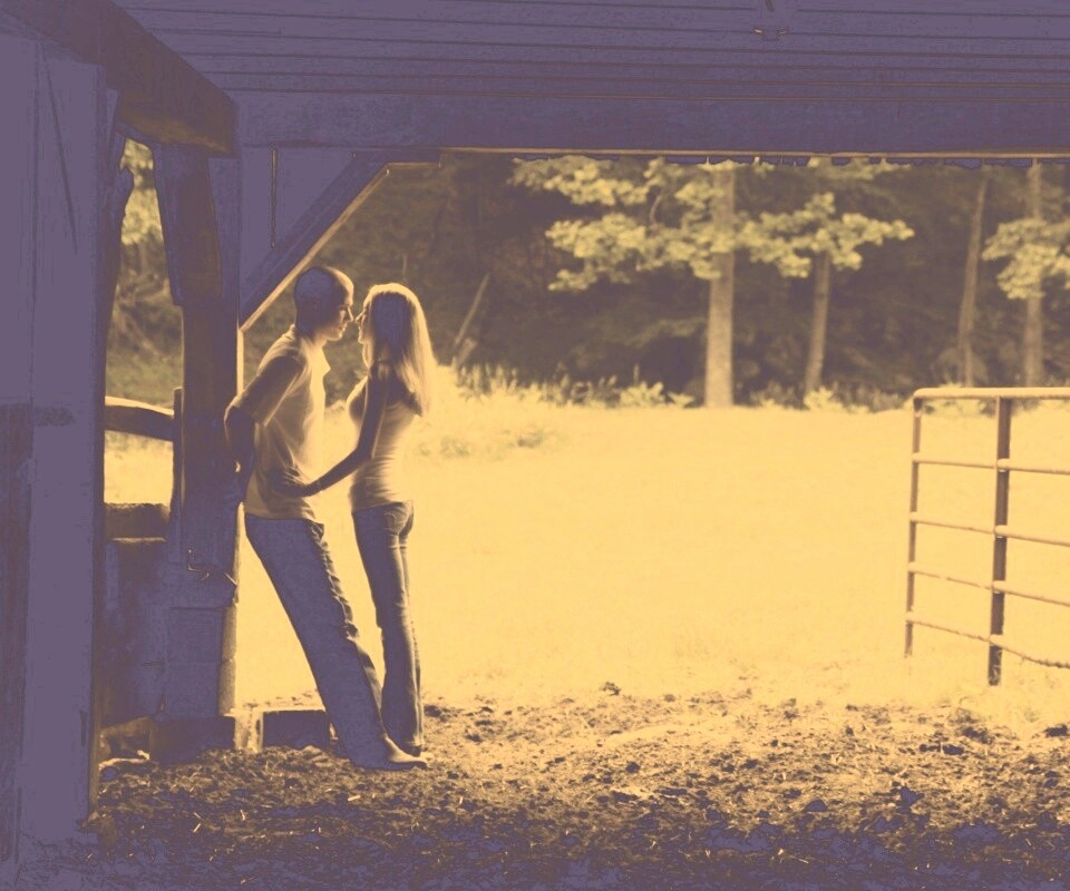 Любовь на природе обои