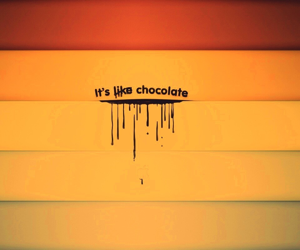 It"s not like chocolate обои