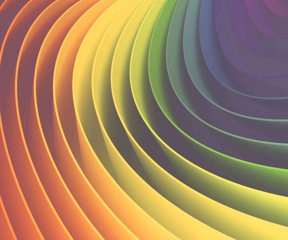 Радуга может быть такой обои