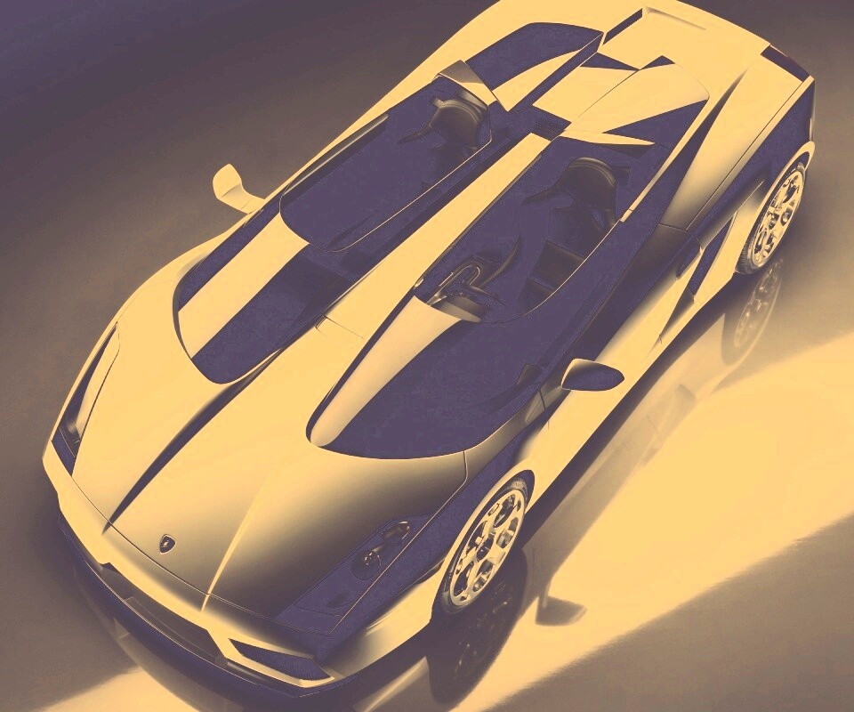 Светло-серый Lamborghini обои