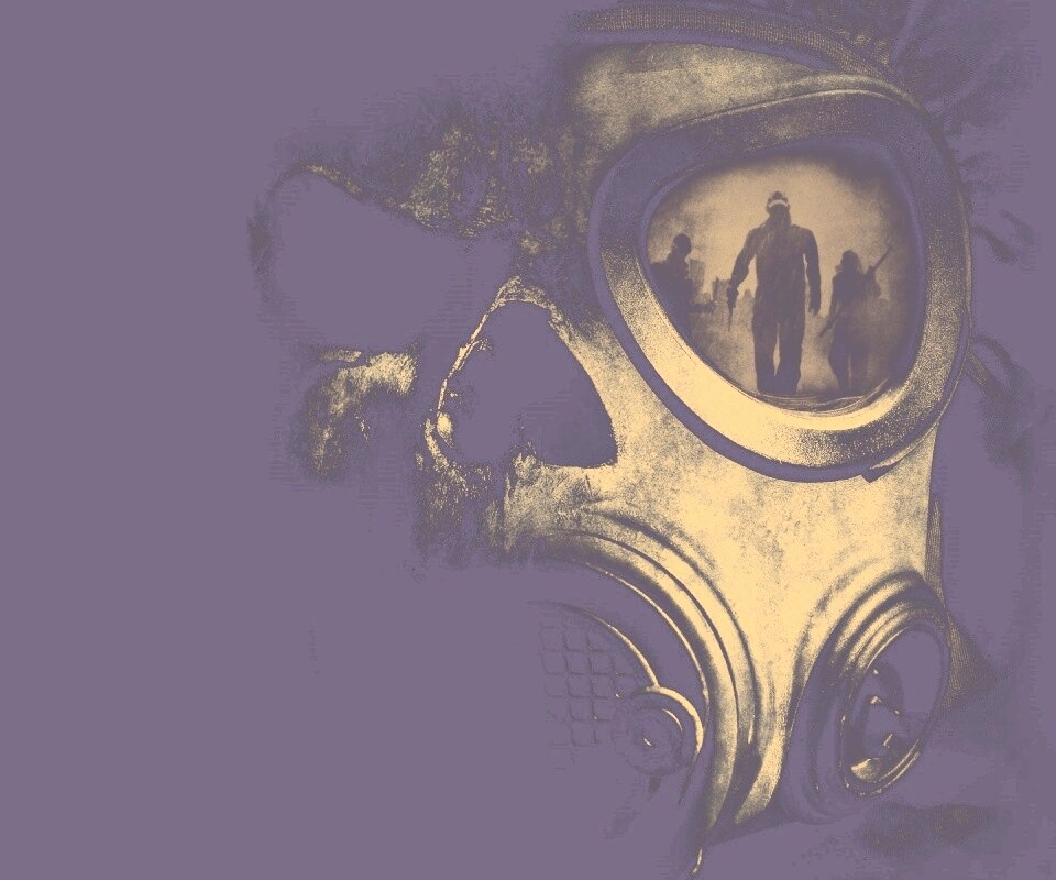 Зловещая маска обои