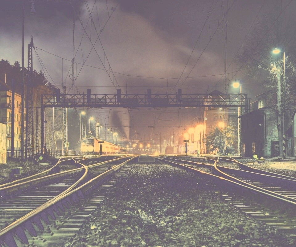 Железнодорожная станция обои
