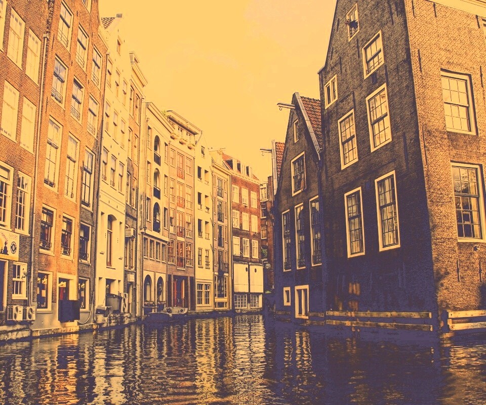 Венецианские каналы в Амстердаме обои