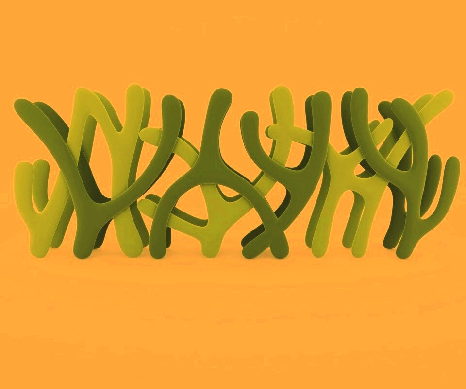 Абстрактные растения обои