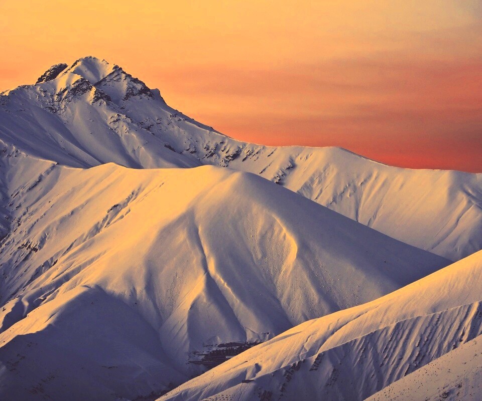 Снежные вершины обои