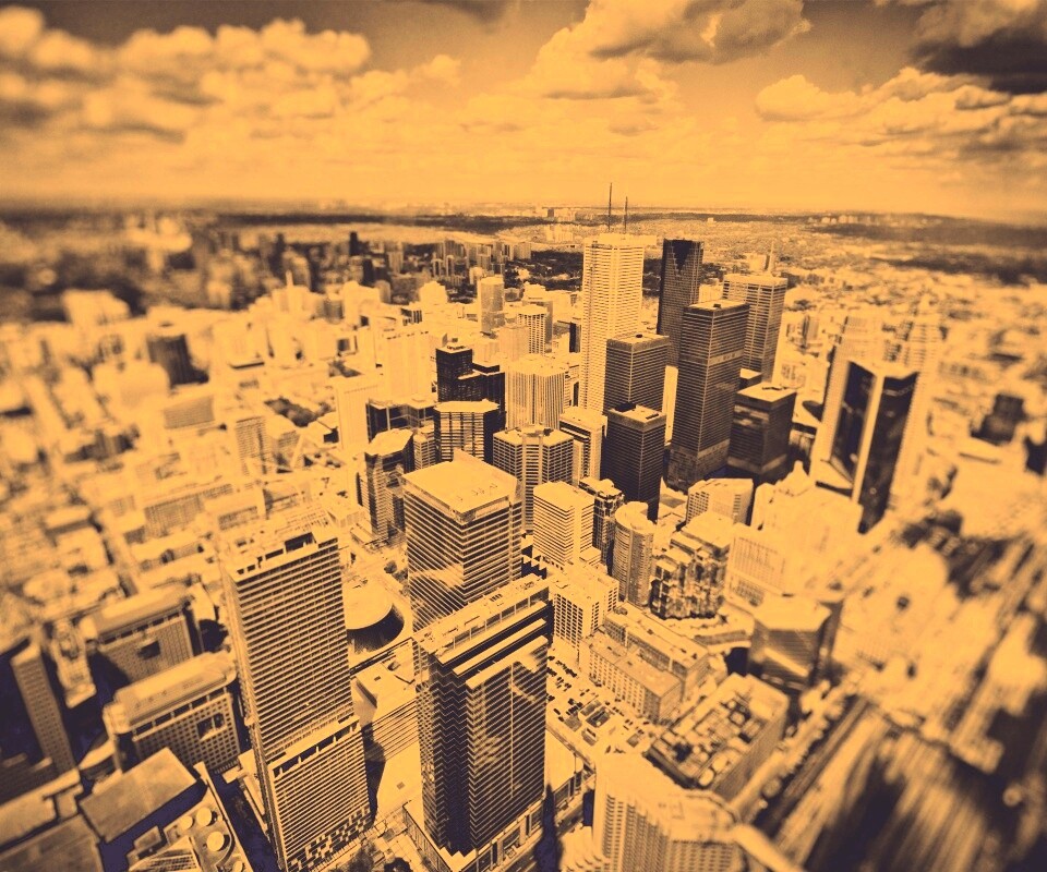 ЧБ фото города обои