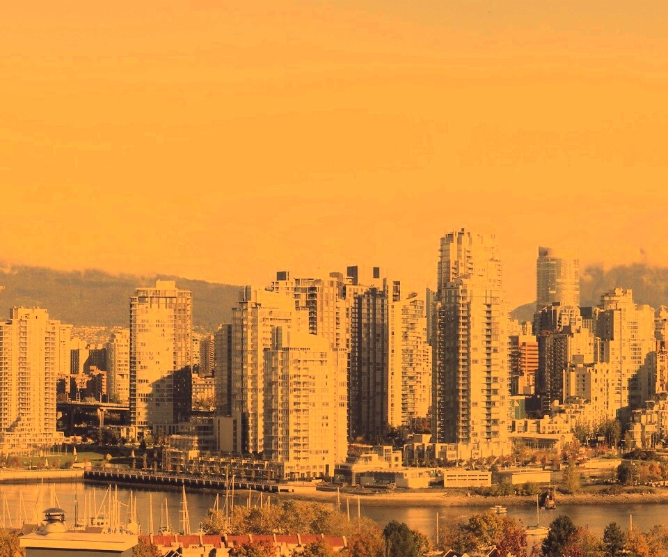 Панорама города обои