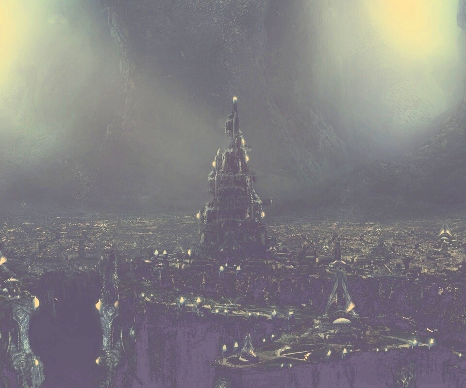 Подземный город обои