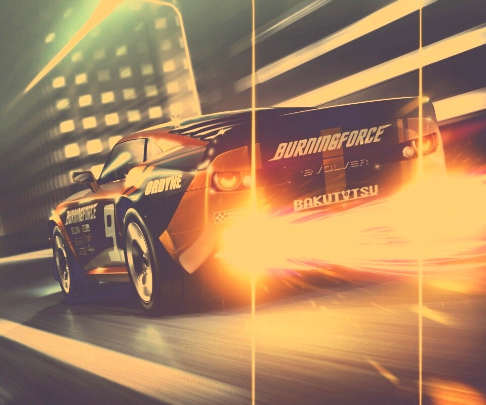 Ночное нитро обои