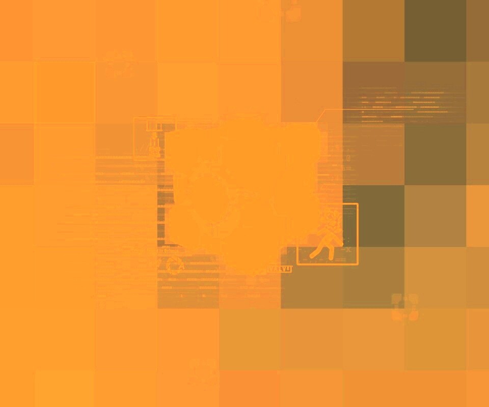 Высокотехнологичный куб из Портал обои