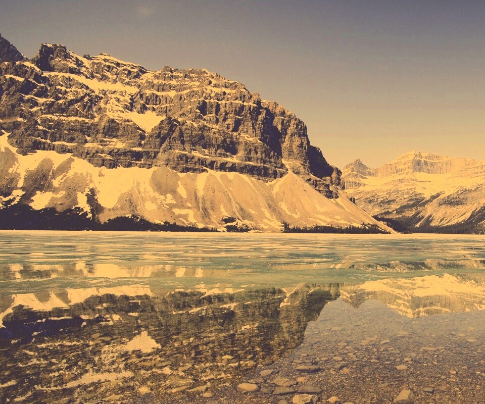 Снежные горы обои