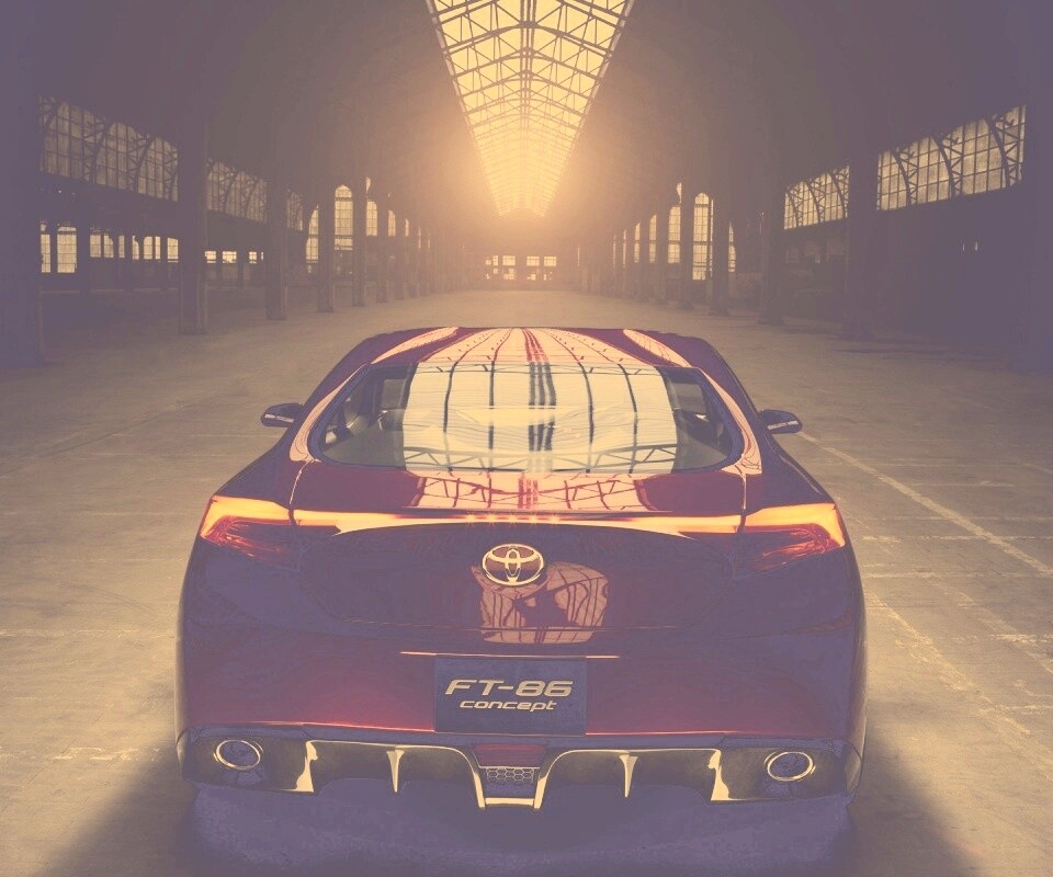 Концепт спортивной тойоты обои