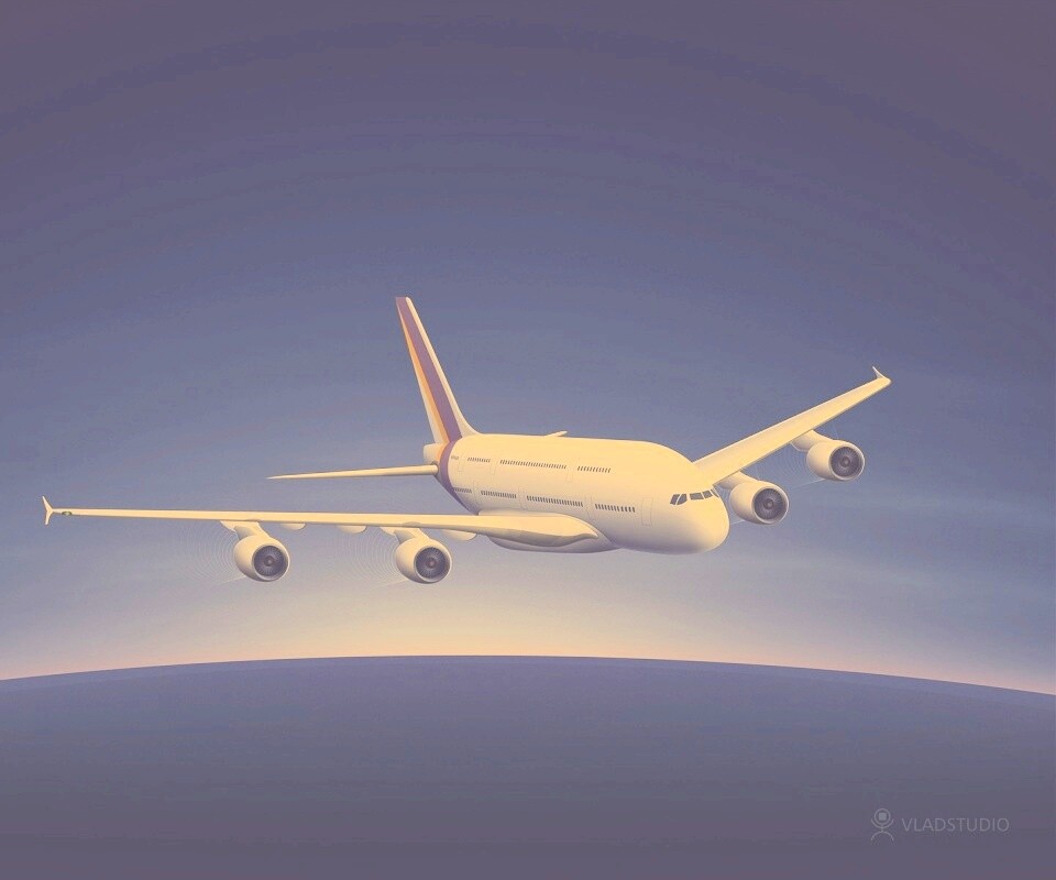 Аэробус А380 обои
