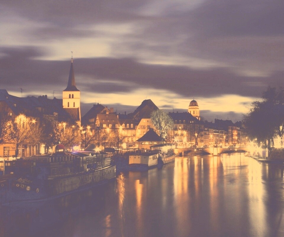 Город Страсбург обои