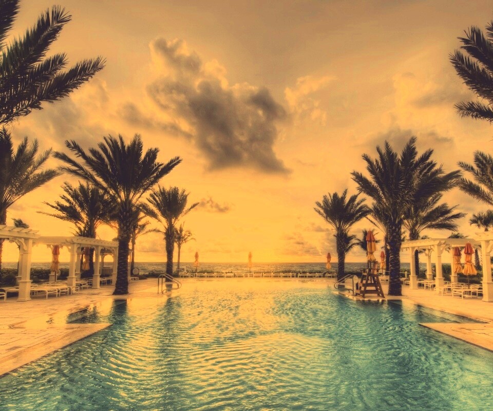 Бассейн обои